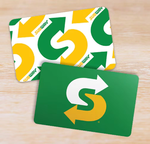 Subway Gift Card